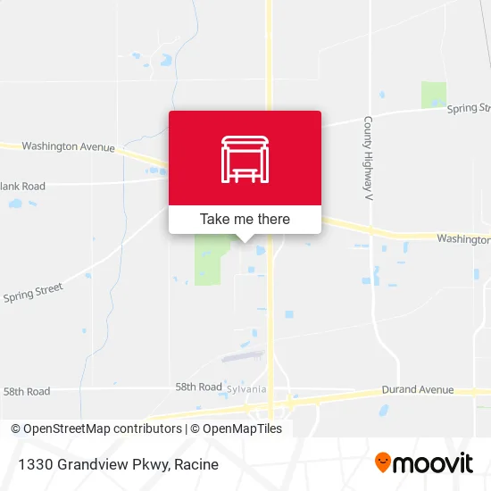 Mapa de 1330 Grandview Pkwy