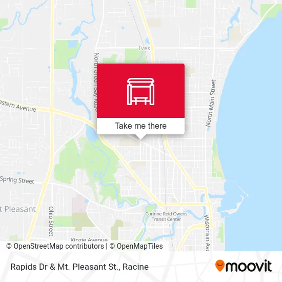 Rapids Dr & Mt. Pleasant St. map