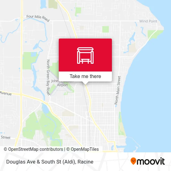 Douglas Ave & South St (Aldi) map
