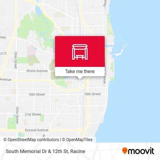 South Memorial Dr & 12th St map