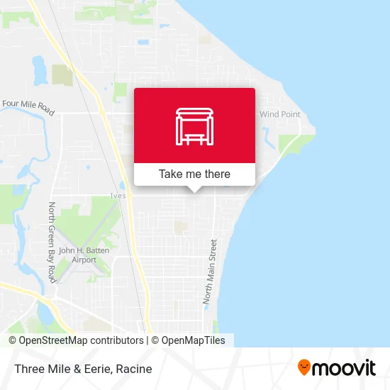 Three Mile & Eerie map