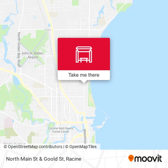 Mapa de North Main St & Goold St