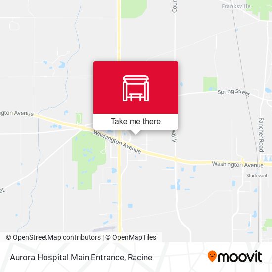 Aurora Hospital Main Entrance map