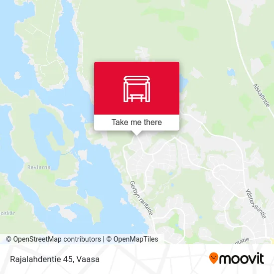 Rajalahti Road 45 map