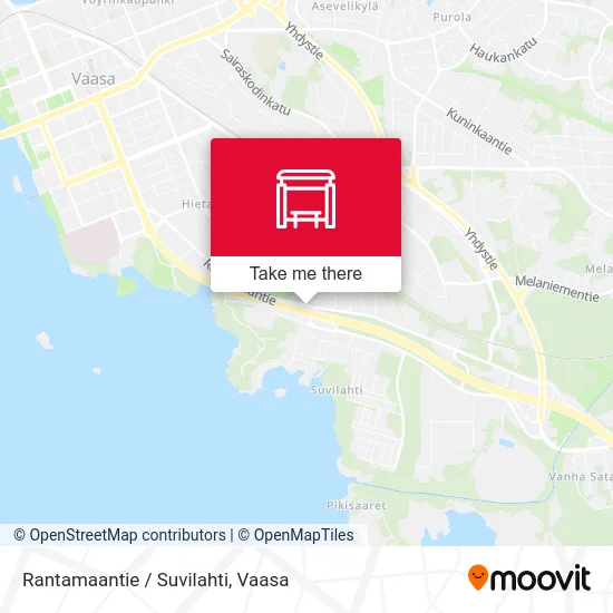 Rantamaa Road / Suvilahti map
