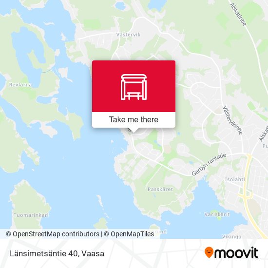 Länsimetsäntie 40 map