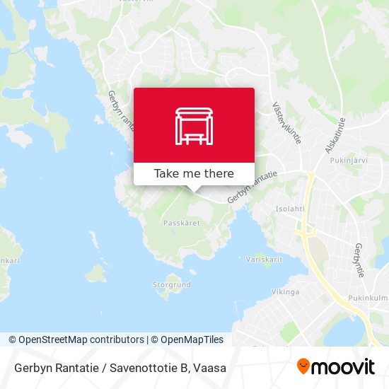 Gerbyn Rantatie / Savenottotie B map