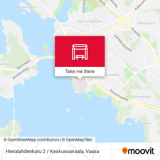 Hietalahdenkatu 2 / Keskussairaala map