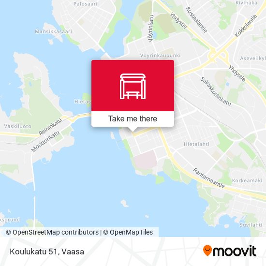 Koulukatu 51 map