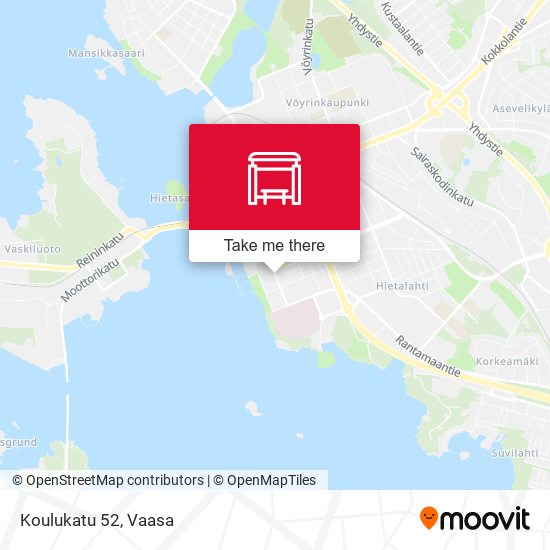 Koulukatu 52 map