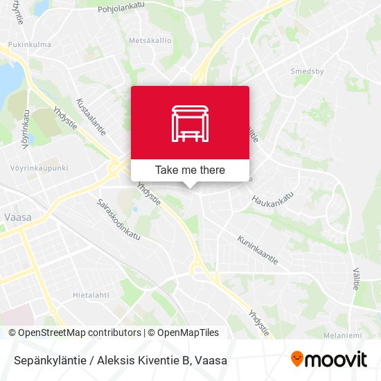 Sepänkyläntie / Aleksis Kiventie B map