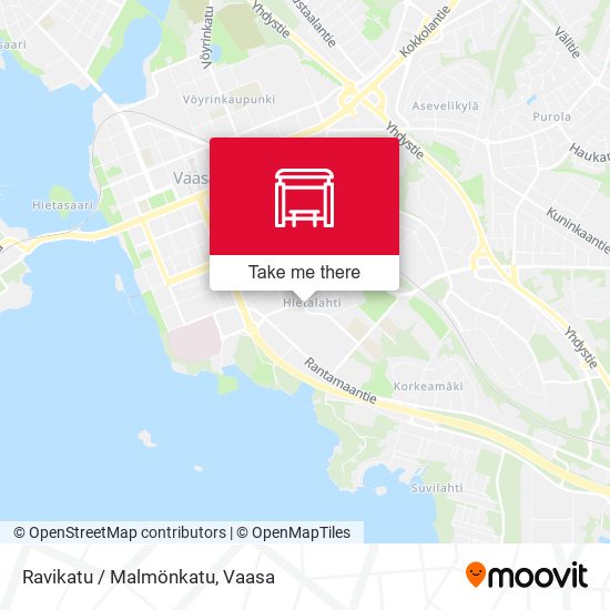 Ravikatu / Malmönkatu map