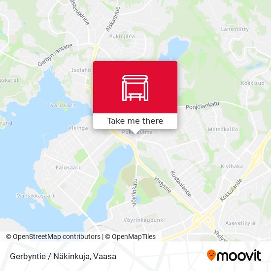 Gerbyntie / Näkinkuja map