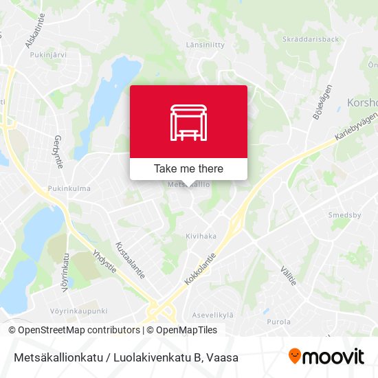 Metsäkallionkatu / Luolakivenkatu B map