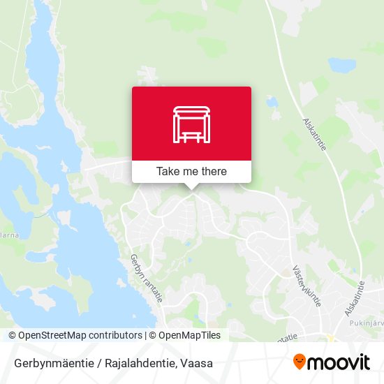 Gerbynmäentie / Rajalahdentie map