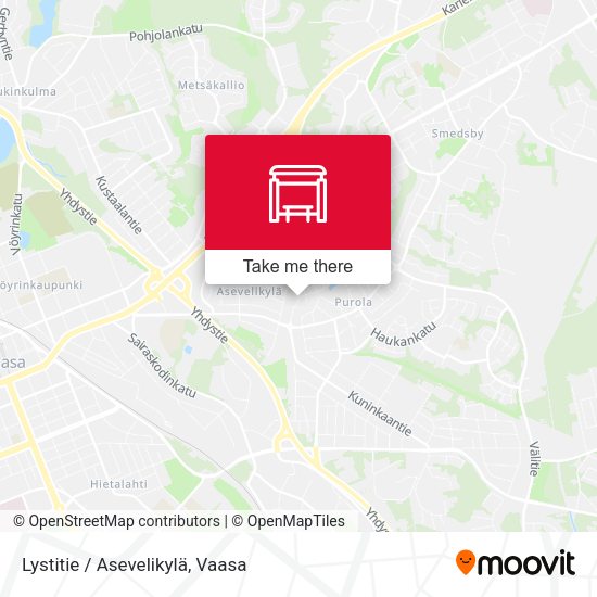 Lystitie / Asevelikylä map