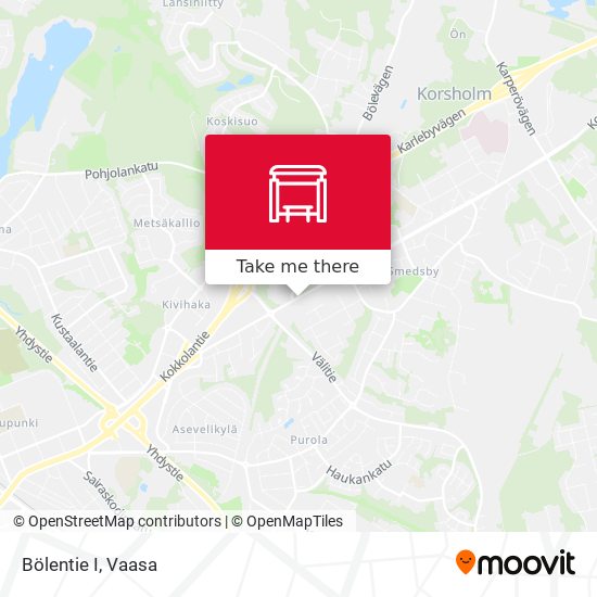 How to get to Bölentie I in Vaasa by Bus?