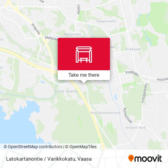Latokartanontie / Varikkokatu map