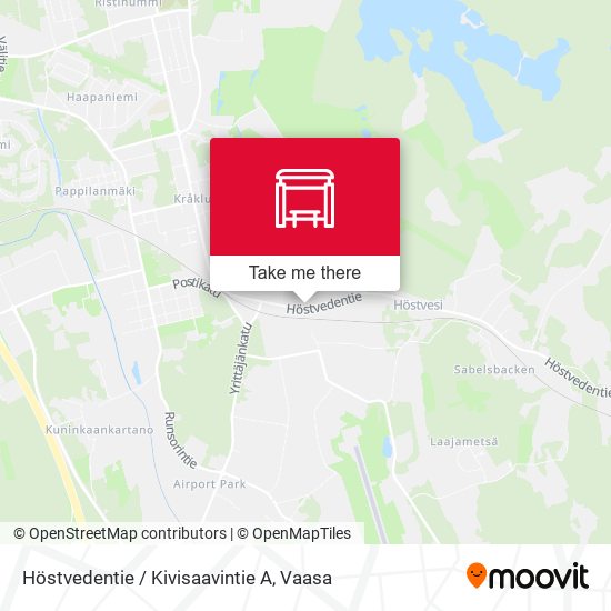 Höstvedentie / Kivisaavintie A map