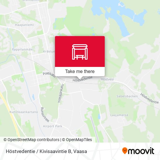 Höstvedentie / Kivisaavintie B map