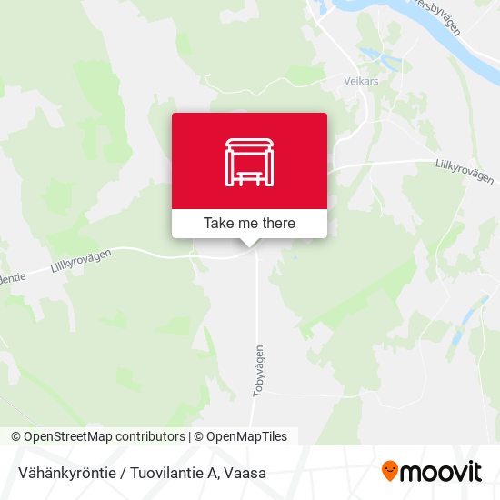 Vähänkyröntie / Tuovilantie A map