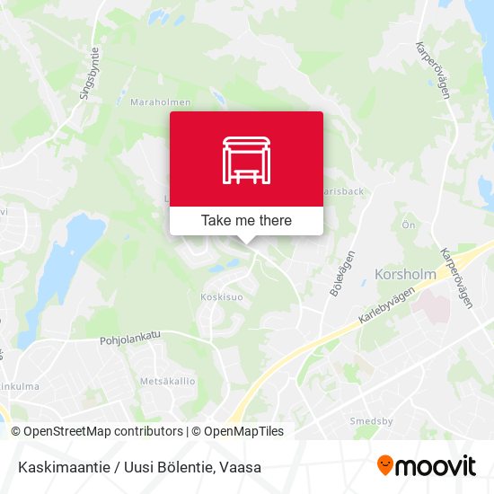 Kaskimaantie / Uusi Bölentie map