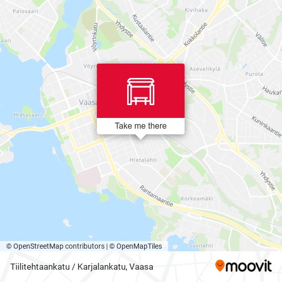Tiilitehtaankatu / Karjalankatu map