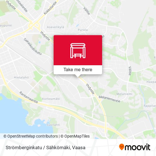 Strömberginkatu / Sähkömäki map