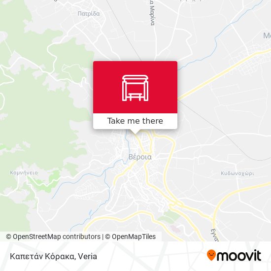 Καπετάν Κόρακα map