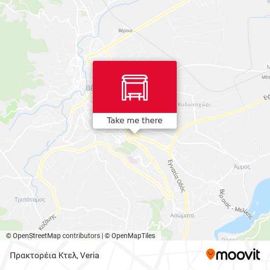 Πρακτορέια Κτελ map
