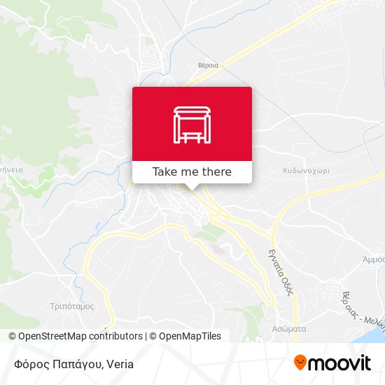 Φόρος Παπάγου map