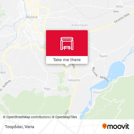 Τσαρδάκι map