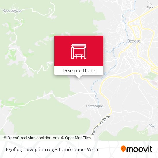 Έξοδος Πανοράματος - Τριπόταμος map