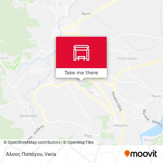Άλσος Παπάγου map