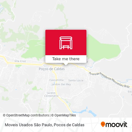 Moveis Usados São Paulo map