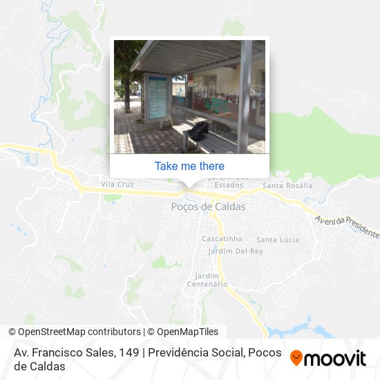 Mapa Av. Francisco Sales, 149 | Previdência Social