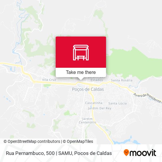 Rua Pernambuco, 500 | SAMU map