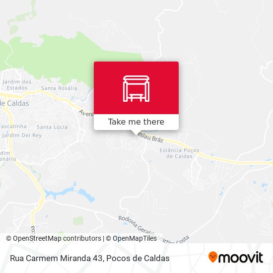 Mapa Rua Carmem Miranda 43