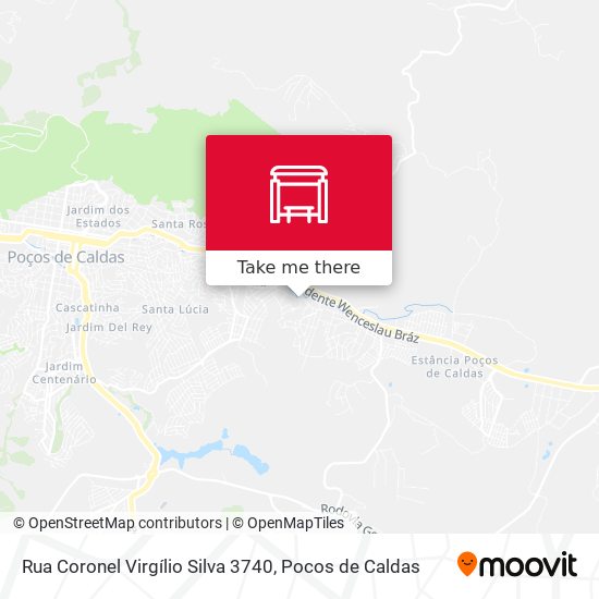 Mapa Rua Coronel Virgílio Silva 3740