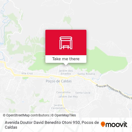 Avenida Doutor David Benedito Otoni 950 map