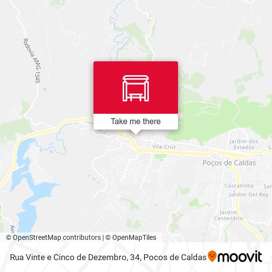 Mapa Rua Vinte e Cinco de Dezembro, 34