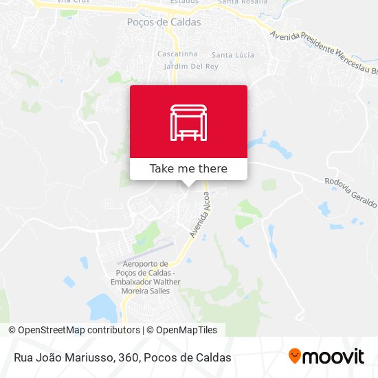 Mapa Rua João Mariusso, 360