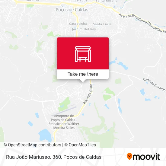 Rua João Mariusso, 360 map