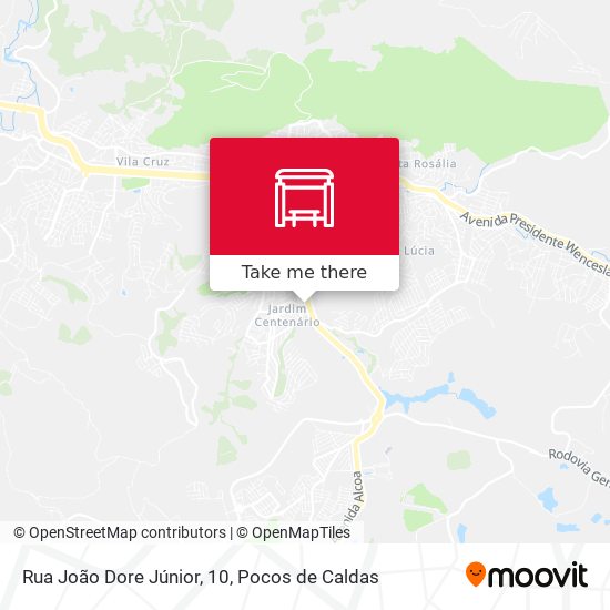 Rua João Dore Júnior, 10 map