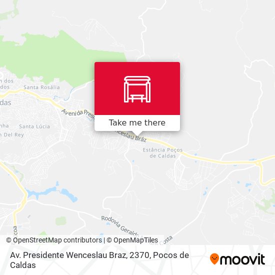 Mapa Av. Presidente Wenceslau Braz, 2370