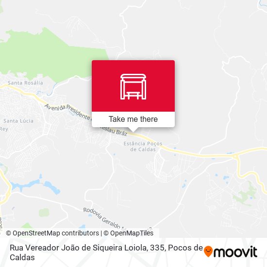 Rua Vereador João de Siqueira Loiola, 335 map