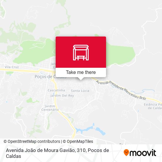 Mapa Avenida João de Moura Gavião, 310