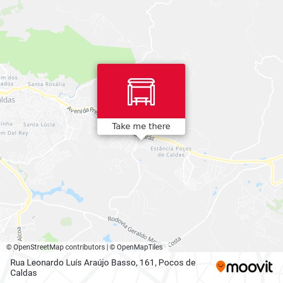 Mapa Rua Leonardo Luís Araújo Basso, 161