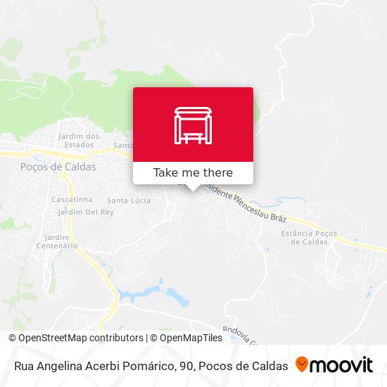 Rua Angelina Acerbi Pomárico, 90 map