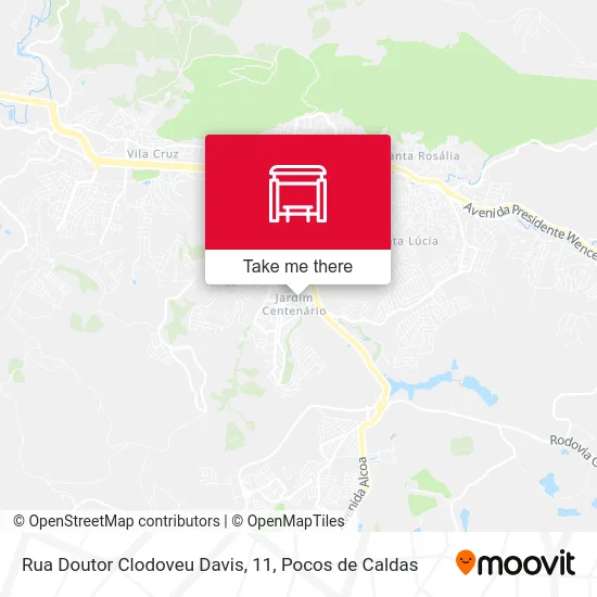 Rua Doutor Clodoveu Davis, 11 map